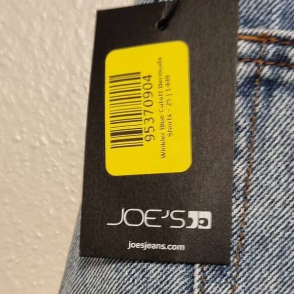Joe's Cut Off Bermuda Shorts Winkler Blue Size 25 NEW - Picture 9 of 12